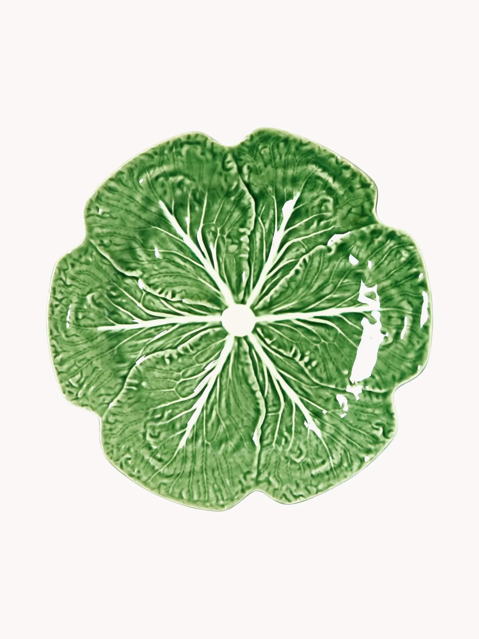Alzatina per dolci dipinta a mano Cabbage
