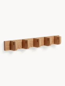 Appendiabiti da parete in legno di quercia Nomad