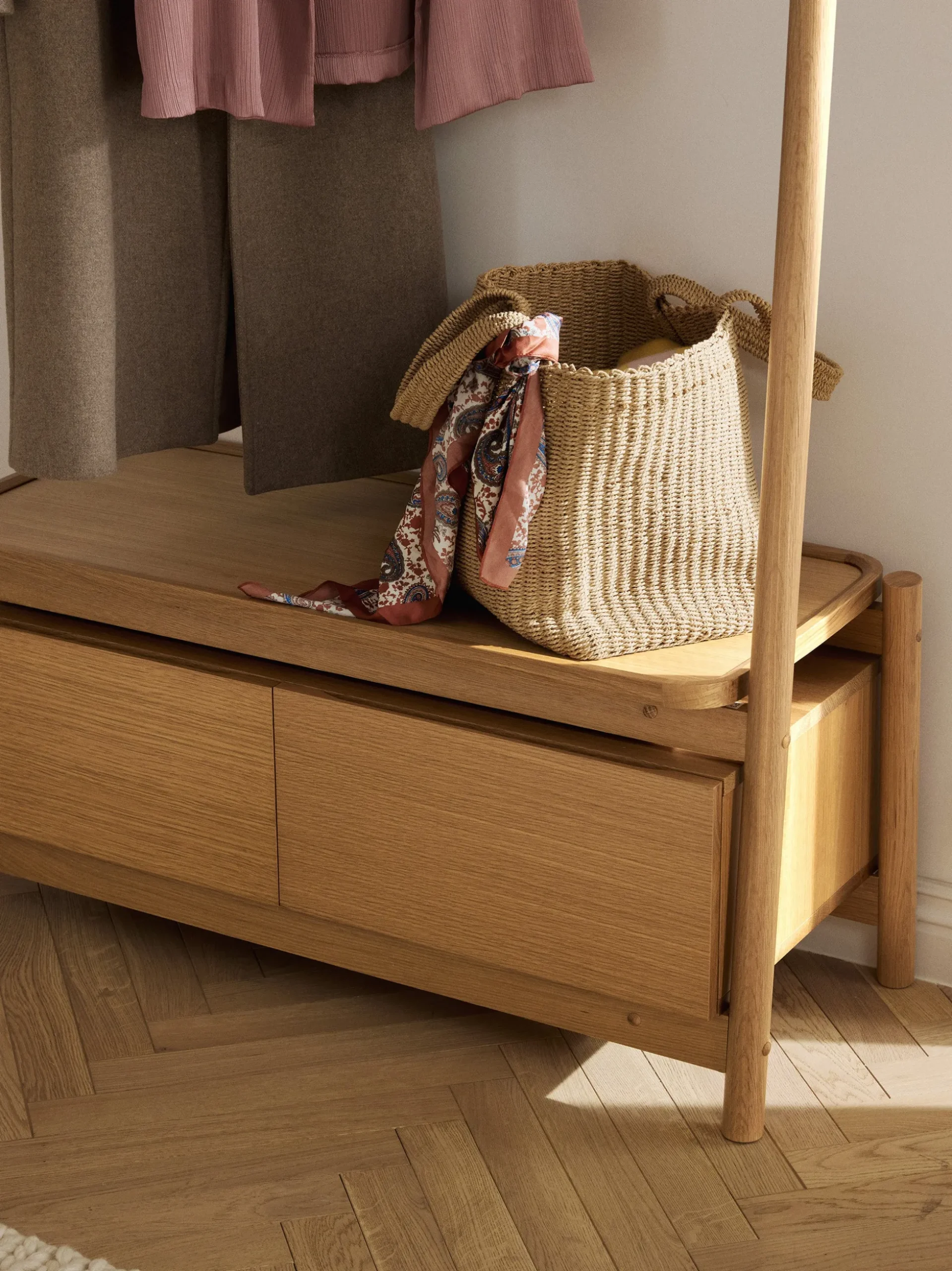Appendiabiti in legno Libby