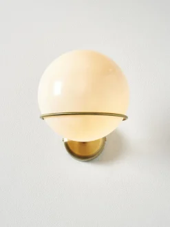 Applique con sfera di vetro Carey