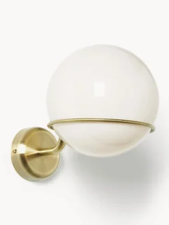 Applique con sfera di vetro Carey
