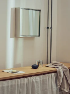Armadietto a specchio da bagno in acciaio inox Taper