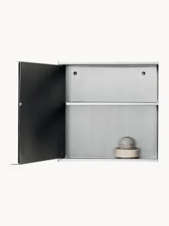Armadietto a specchio da bagno in acciaio inox Taper