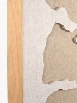 Arte da parete acustica Frequency con cornice in legno