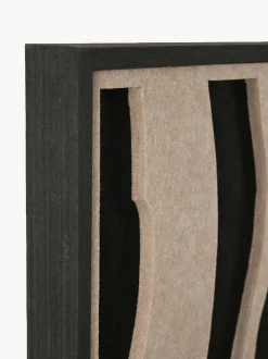 Arte da parete acustica Sacred Silence con cornice in legno