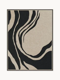 Arte da parete acustica Sacred Silence con cornice in legno