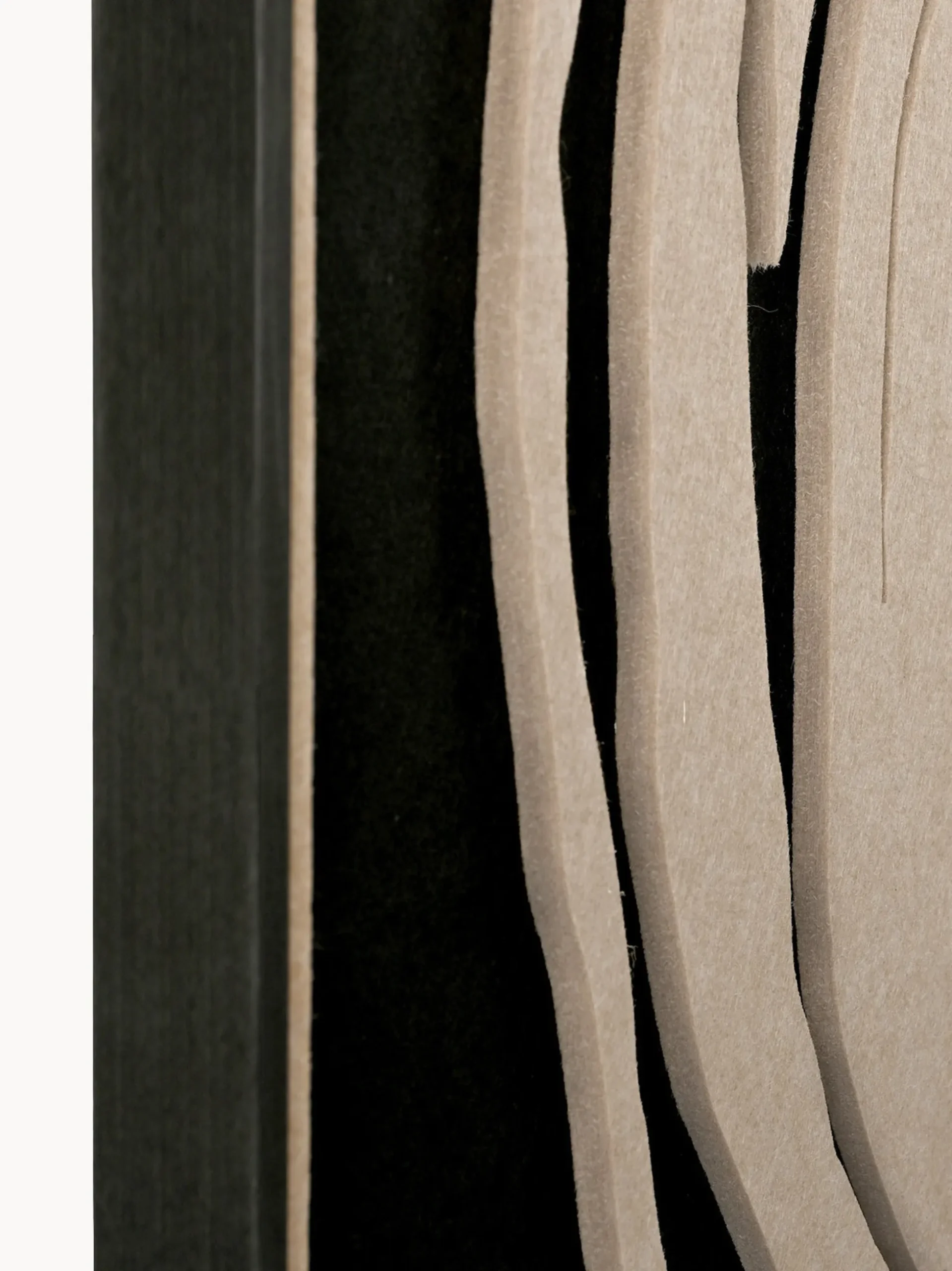 Arte da parete acustica Sacred Silence con cornice in legno