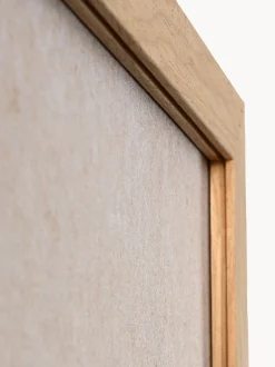 Arte da parete acustica Sacred Silence con cornice in legno