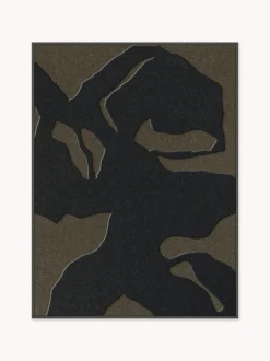 Arte da parete acustica Silent Shadows con cornice in legno