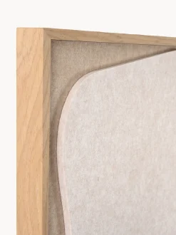 Arte da parete acustica Stone Path con cornice in legno