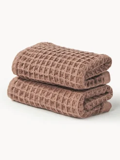 Asciugamano con struttura waffle Ines, varie misure