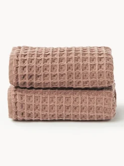 Asciugamano con struttura waffle Ines, varie misure