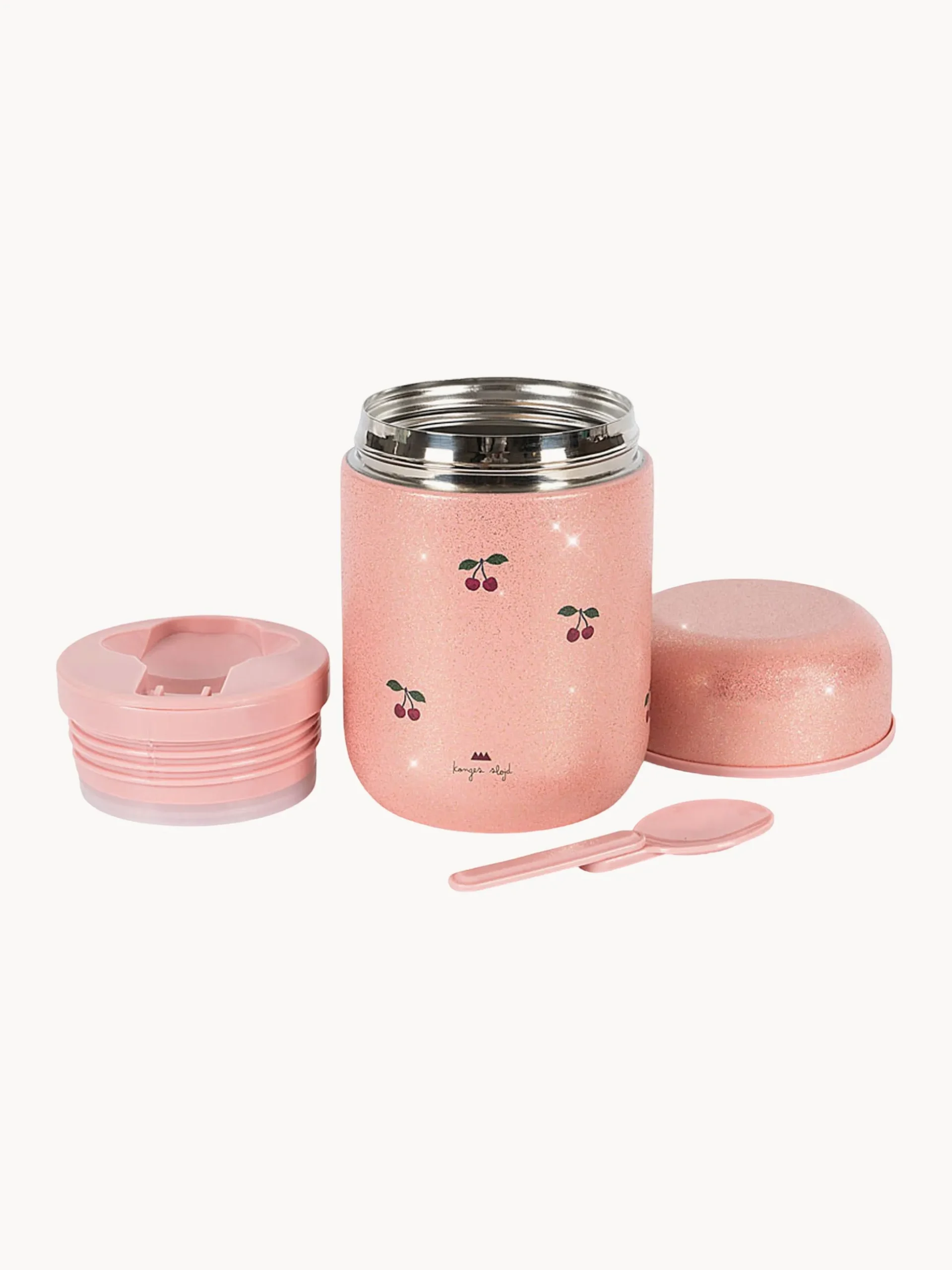 Barattolo termico per alimenti Glitter Cherry