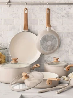 Batteria di pentole con rivestimento antiaderente Essence, set da 10