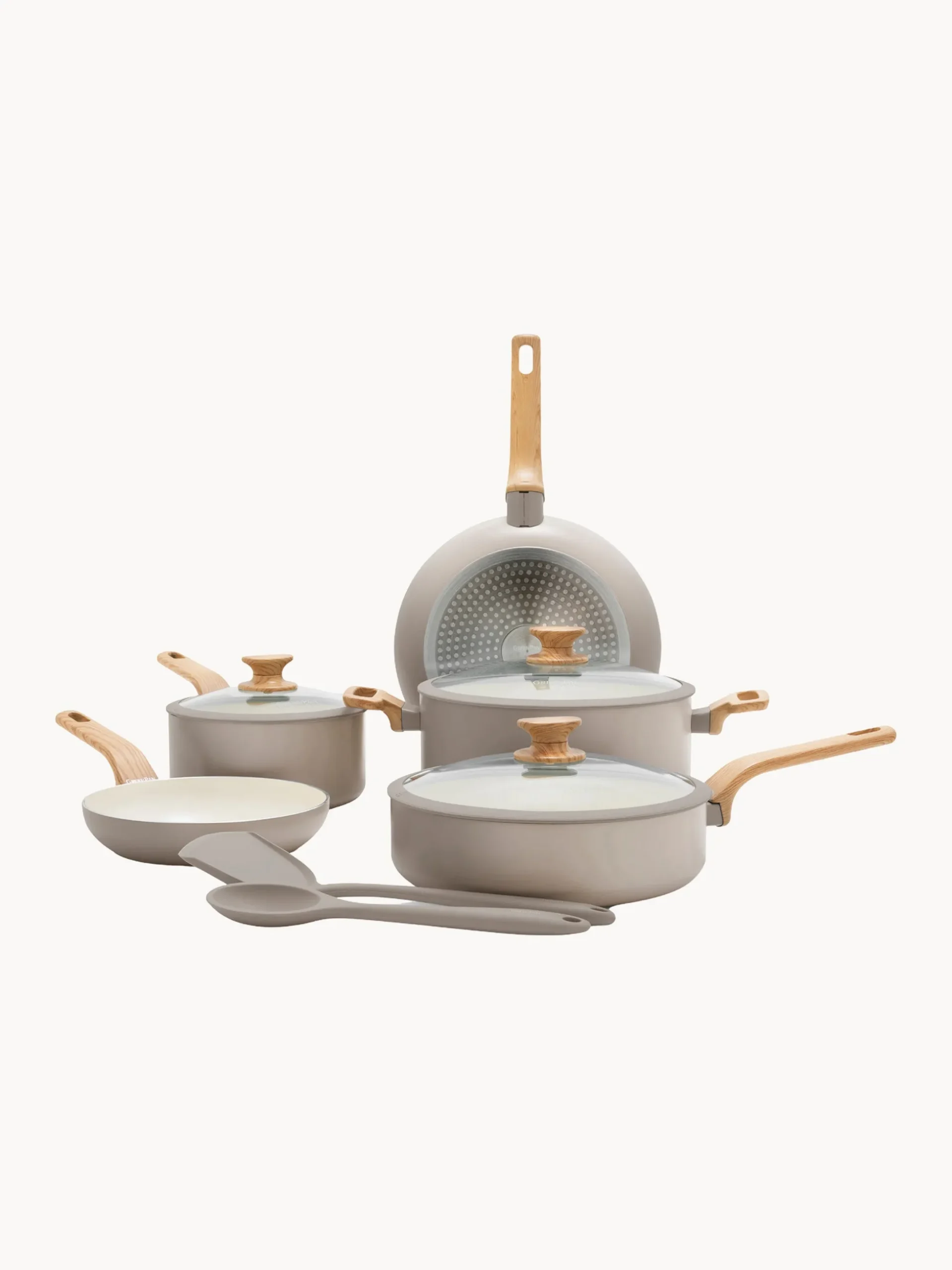 Batteria di pentole con rivestimento antiaderente Essence, set da 10