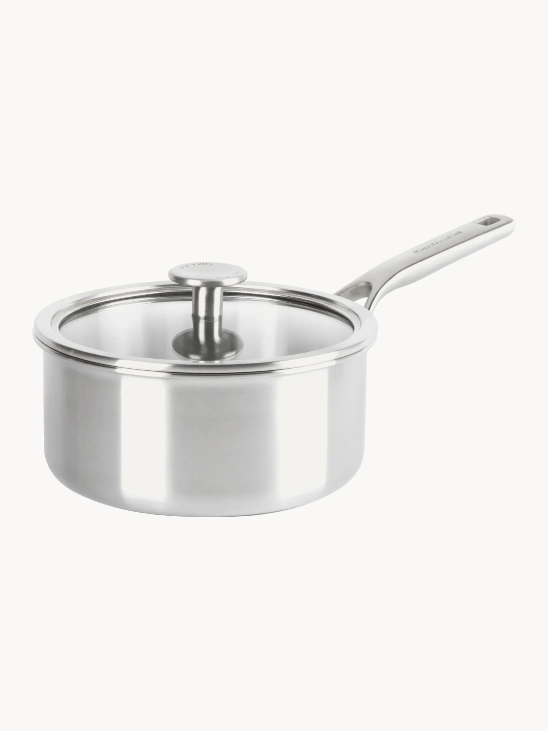 Batteria di pentole da cucina con tre strati KitchenAid, set da 7