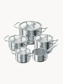 Batteria di pentole in acciaio inossidabile Twin Classic, set da 5