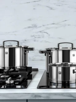 Batteria di pentole in acciaio inossidabile Bellasera, set da 5
