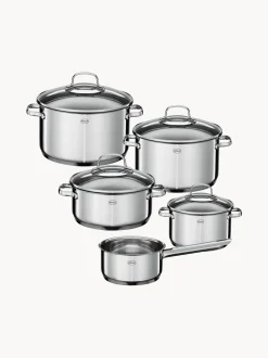 Batteria di pentole in acciaio inossidabile Elegance, set da 5