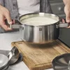 Batteria di pentole in acciaio inossidabile Pure, set da 5