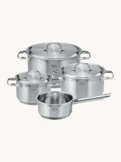 Batteria di pentole in acciaio inossidabile Pureelements, set da 4