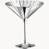 Bicchiere da martini placcato argento fatto a mano Belvedere