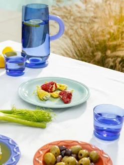 Bicchieri acqua in vetro borosilicato fatti a mano Dew 2 pz