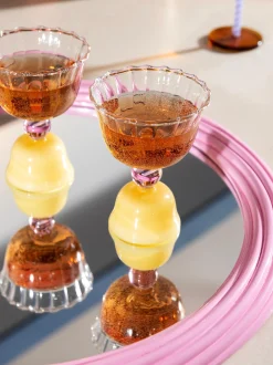 Bicchieri acqua in vetro borosilicato Tulip 2 pz