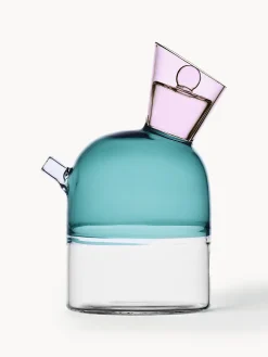 Bottiglia aceto e olio in vetroborosilicato fatta a mano Travasi