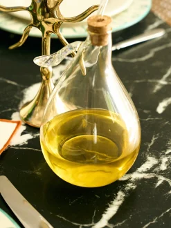 Bottiglia per olio in vetro borosilicato Pear