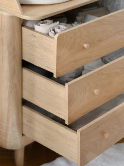 Cassettiera in legno di quercia fatta a mano Nature 2.0