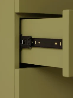 Cassettiera in legno Sungkai fatta a mano Spacious