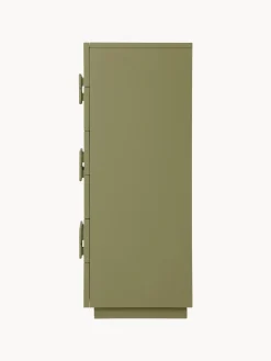 Cassettiera in legno Sungkai fatta a mano Spacious