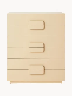 Cassettiera in legno Sungkai fatta a mano Spacious