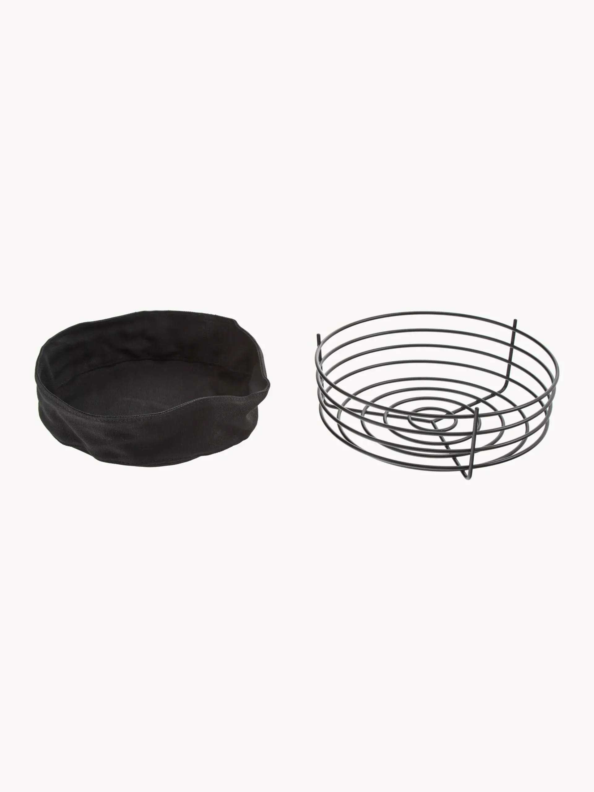 Cesta per pane con panno rimovibile Singles