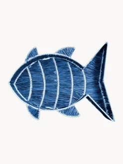 Cestino in rafia fatto a mano Fish