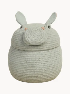 Cesto con coperchio fatto a mano Henry the Hippo
