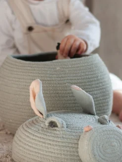 Cesto con coperchio fatto a mano Henry the Hippo
