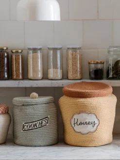 Cesto portaoggetti per bambini fatto a mano Honey Pot