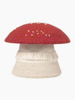 Cesto portaoggetti per bambini fatto a mano Back To School con coperchio