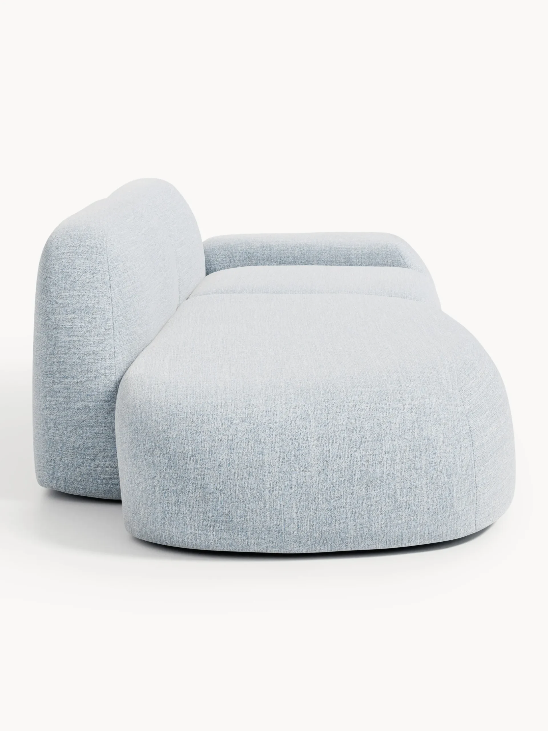 Chaise componibile 3 posti in bouclé Wolke