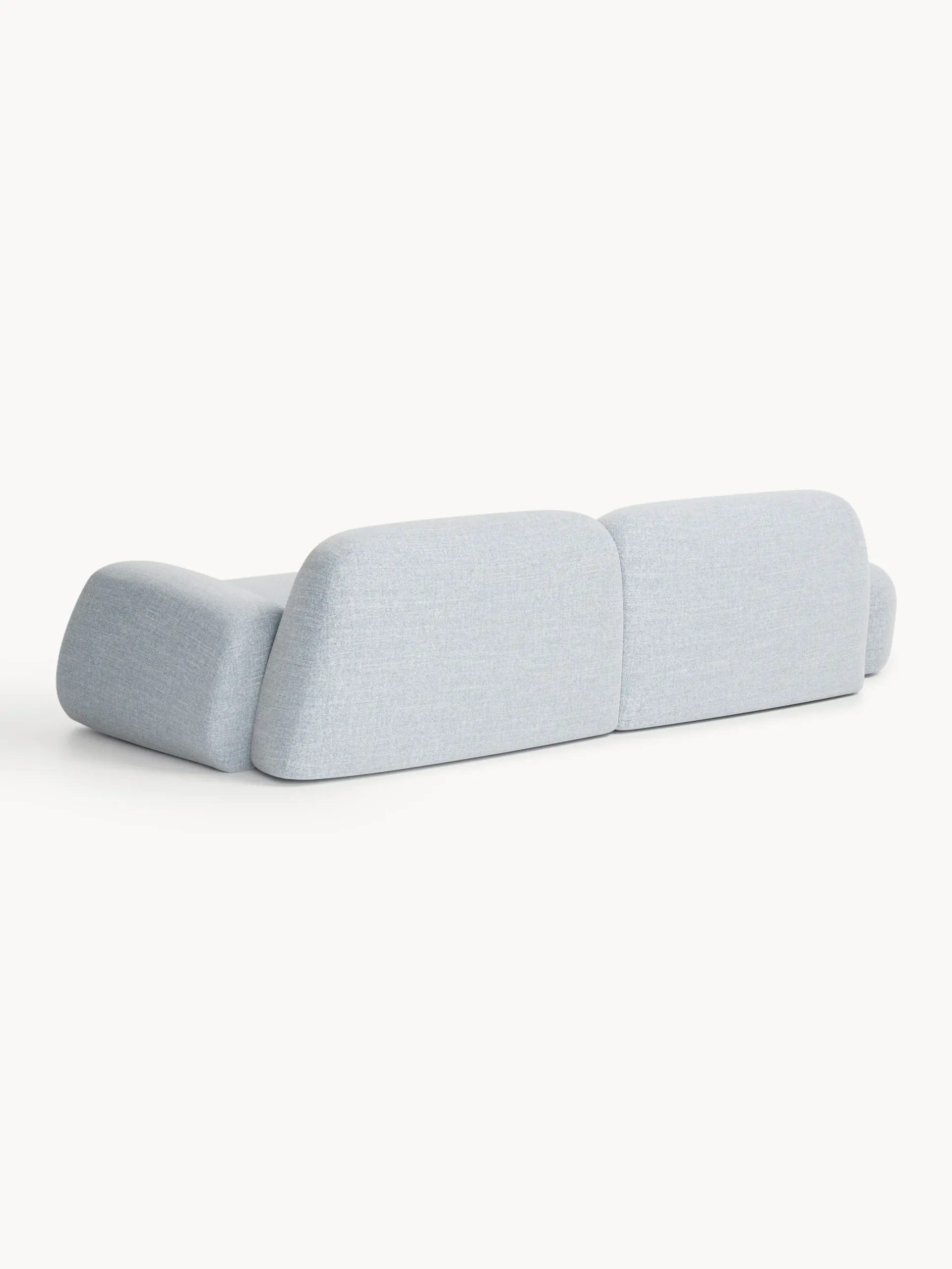 Chaise componibile 3 posti in bouclé Wolke