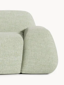 Chaise componibile 3 posti in bouclé Wolke