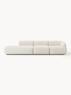 Chaise longue componibile 2 posti in bouclé Sofia