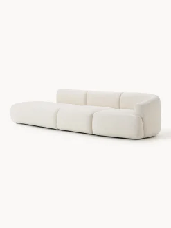 Chaise longue componibile 2 posti in bouclé Sofia