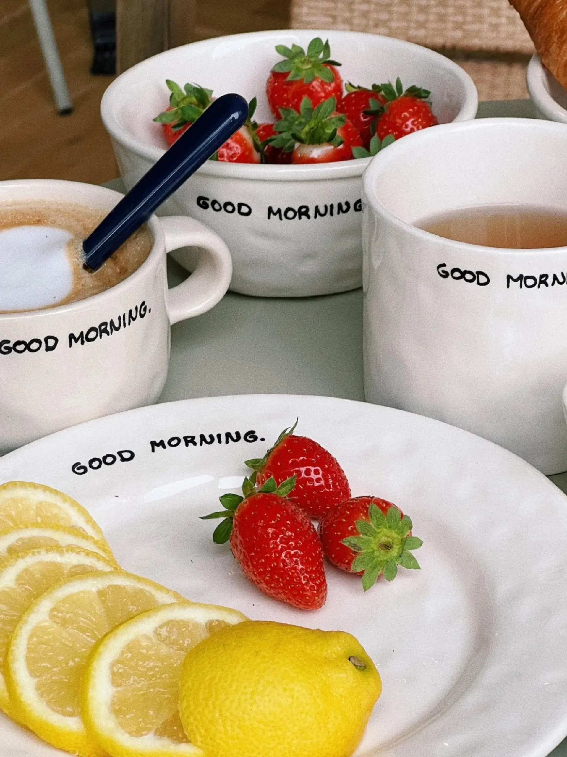 Ciotola dipinta a mano Good Morning