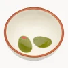 Ciotola per snack dipinta a mano Olive