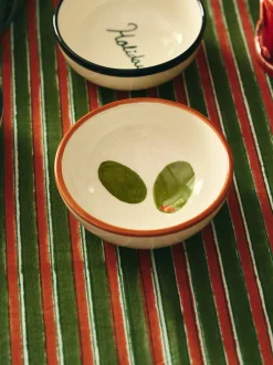 Ciotola per snack dipinta a mano Olive