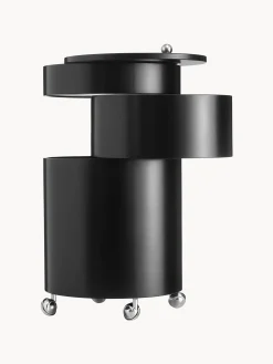 Contenitore a rotelle tondo Barboy, design Verner Panton