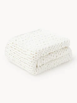 Coperta a maglia grossa fatta a mano Adyna